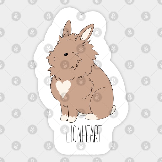 lionheart Sticker by lalalychee